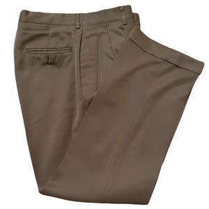 Haggar Men’s dark khaki dress slacks
